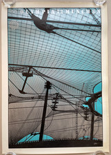 Plakat Poster (Beschäd.) Olympiade München 1972 - Gerd Winner - DIN A1 Stadion