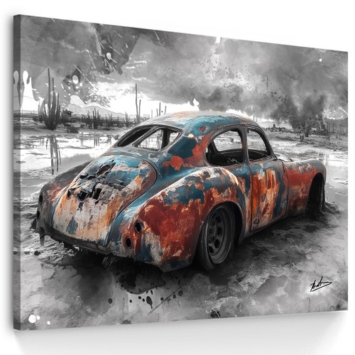 Leinwand bild rostiger - leinwand,