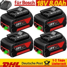 4X 8,0Ah 6,5Ah Akku für Bosch