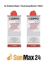 Zippo Feuerzeug Benzin 2x  125ml  Neu/OVP