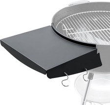 GFTIME Beistelltisch für Weber Kugelgrill 57 cm, klappbar, rostfreier Stahl, ink