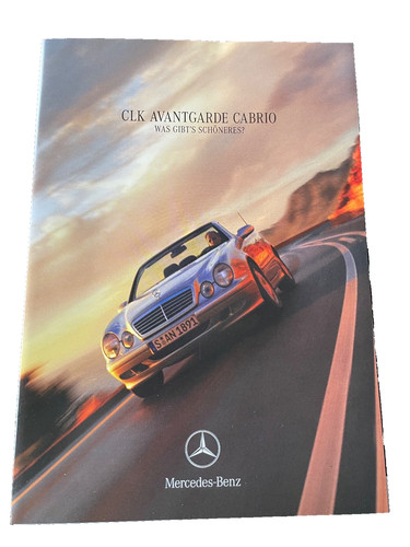 Prospekt mercedes benz clk - prospekt, mercedes-benz