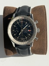 Breitling Navitimer World (GMT) 46 mm Edelstahl im Full-Set 