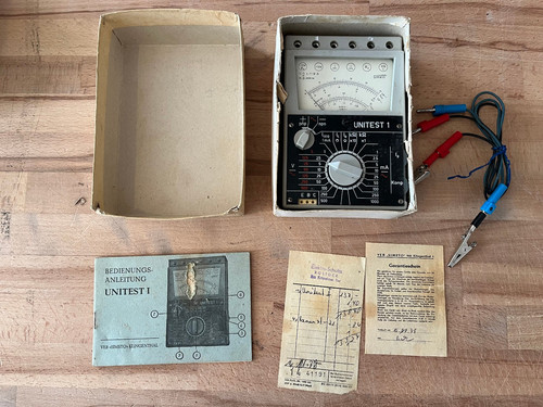 Messgerät unitest ddr 70er - messgerät,