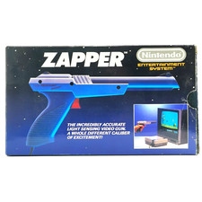 Nintendo Entertainment System Controller : Zapper Grau in OVP | NES Gun Gamepad