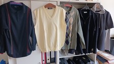 3 Polohemden, 1 Hoody und 1 Pullunder XL