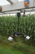 Kultiger 70/80er Jahre orig.Kramer  Deckenlampe Strahlerlampe mit Habeco Liftboy