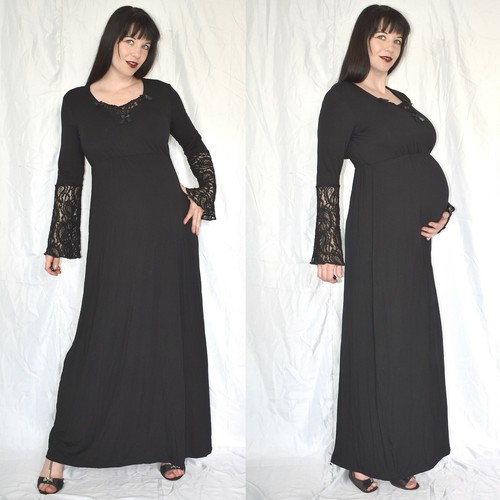 Weiches gothic umstandskleid - weiches,