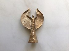 Andera Zrenner Bronze Figur handbearbeitet Segens-Engel Maria Laach