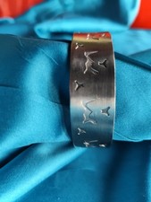 Offener Armreif Edelstahl -