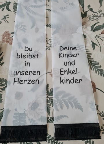 Trauerschleife kranzschleife - trauerschleife,
