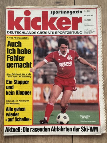 Kicker sportmagazin 1982 - kicker-sportmagazin, 1.2.1982