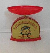 Puppenstuben Kaufladen Zubehör - Küchenwaage aus Metall 60er Jahre