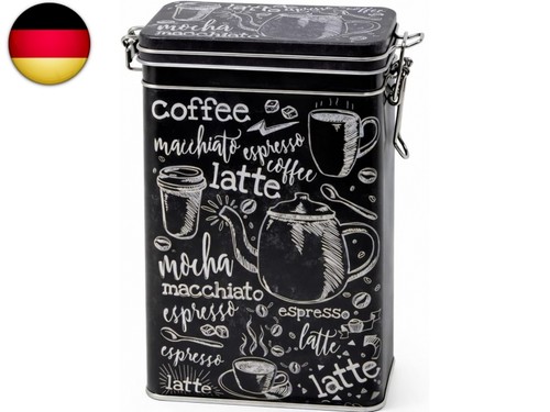 Rechteckige kaffeedose - kaffeedose, im