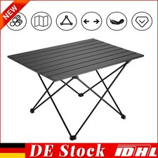 Campingtisch klappbar faltbar Alu Rolltisch Klapptisch Falttisch Gartentisch