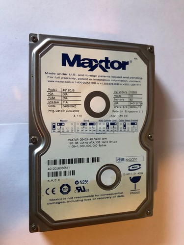 Maxtor 120gb ide pata - maxtor, ide/pata