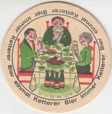 *Alter Bierdeckel*Brauerei Ketterer*Pforzheim*