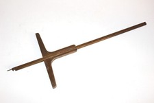 Vintage Tiefenmessschieber - CARL ZEISS JENA, Messing, Tiefenmesser, Depth Gauge