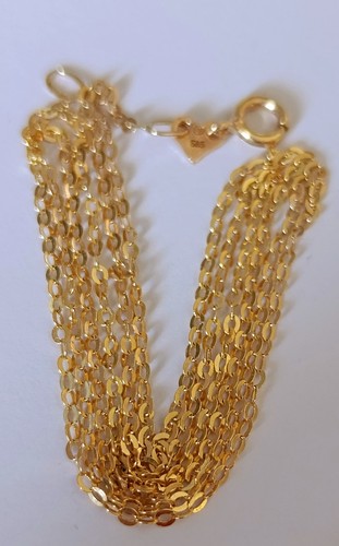 Halskette gelbgold 14k - halskette,