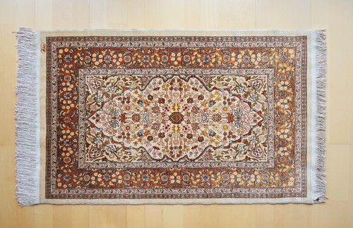 Hereke seidenteppich mit - seidenteppich,