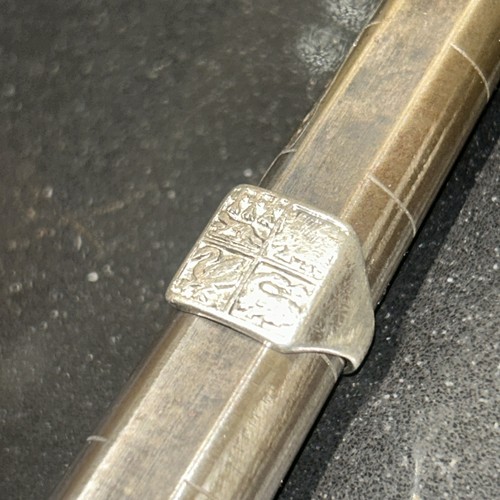 Wappen ring sterling - wappen, silber