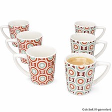 Serena 6er Set Kaffeebecher