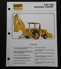 1970's Massey-Ferguson " Mf 40B Heckbagger Lader Traktor " Spezifikationen