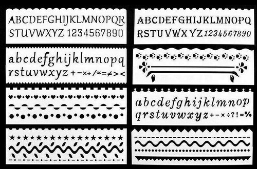 Buchstaben borte muster - buchstaben,