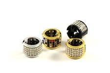 Mini Haarklammer Haarclip Haarring Strass Pferdeschwanz Haarschmuck A017