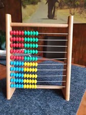 Rechentafel - Holz - vintage -Alt - 50er/50er Jahre