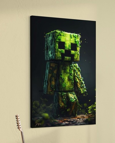 Leinwand bild creeper - leinwand,