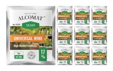 10 x Weinhefe Alcomat