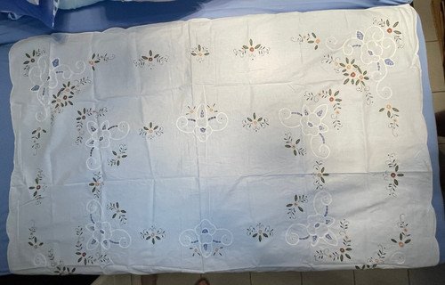 Tischdecke weiß 130 cm - tischdecke,,