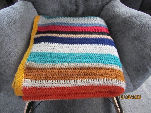 Handarbeit decke mischwolle - decke,