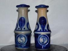 Dekorativer Salzstreuer Pfeffestreuer Chalet Salzblau Goebel Merkelbach