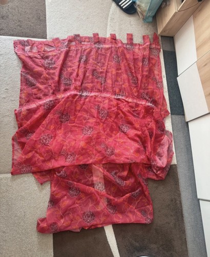 2st vorhangschal korallenrot - vorhangschal,