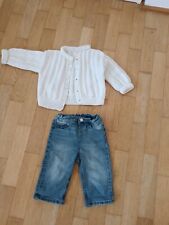 Baby Strickjacke + Hose Gr. 80