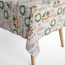 Baumwolltischdecke weihnachten - baumwolltischdecke,