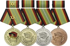 DDR B.0148-151 Treue Dienste