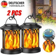 2x LED Solarlampen für Außen
