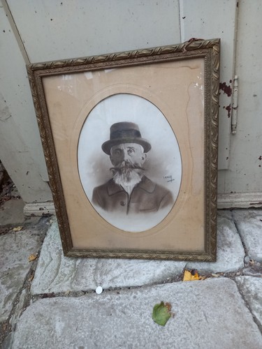 Vor 1900 alter holzrahmen - vor,