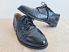 Anzugschuh Gr 36 schwarz Leder festlich Halbschuh Schnürschuh Kommunion Budapest