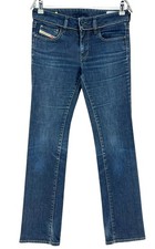 DIESEL Ronhary Damen Denim Stretch Schlagjeans W28 L32