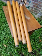 4 x Holzbeine Möbelbeine Möbelfüße Tischbeine Holzfüße 72 cm Buche Massiv