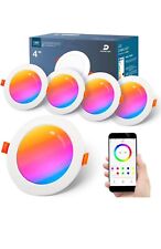 LED Einbaustrahler 230V RGB, LED Spots RGBW Farbwechsel 10W