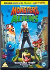 Monsters vs Aliens (DVD) 2009 - Dreamworks, English, Region 2