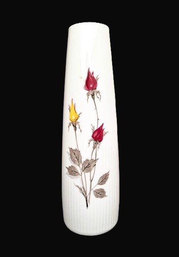Porzellan vase weiß rosen - porzellan,