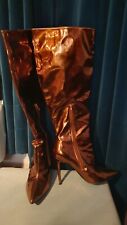 Drag Queen Stiefel Bronze