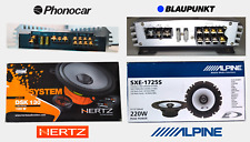 Phonocar PH545 + Blaupunkt GT4 + Hertz DSK 130 + Alpine SXE + Zubehör [Konvolut]