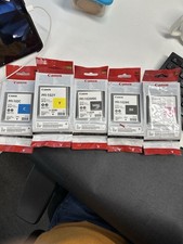 6x Original Canon Tintenpatronen PFI-102MBK PFI-102BK PFI-102C PFI-102M PFI-102Y